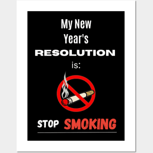 New year's resolution Posters and Art